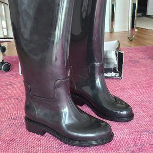 Melissa Black Rain boots NEW